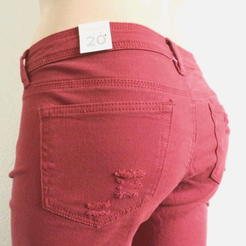 Lovesick Jeans Women's DESTRUCTED  Skinny Plus Size 20 NWT